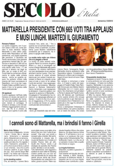 Domenica 1 febbraio 2015