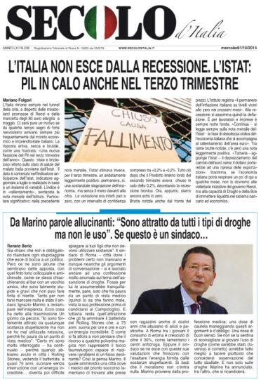 Mercoledì 1 ottobre 2014