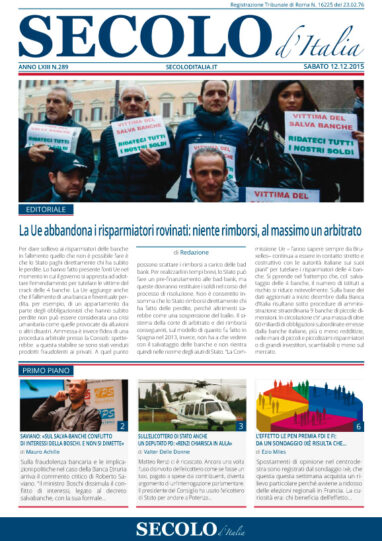 Sabato 12 dicembre 2015