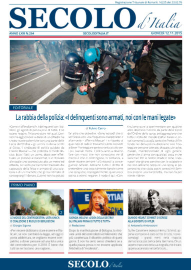 Giovedì 12 novembre 2015