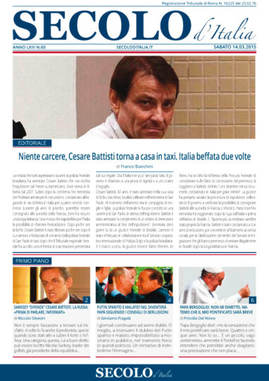 Sabato 14 marzo 2015