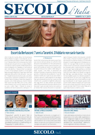 Sabato 14 novembre 2015