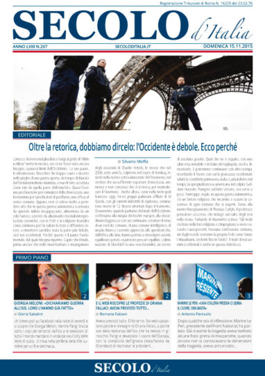 Domenica 15 novembre 2015