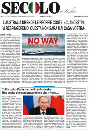 Mercoledì 15 ottobre 2014