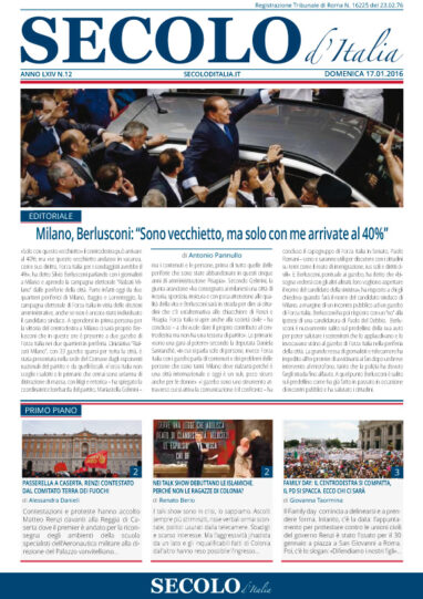 Domenica 17 gennaio 2016