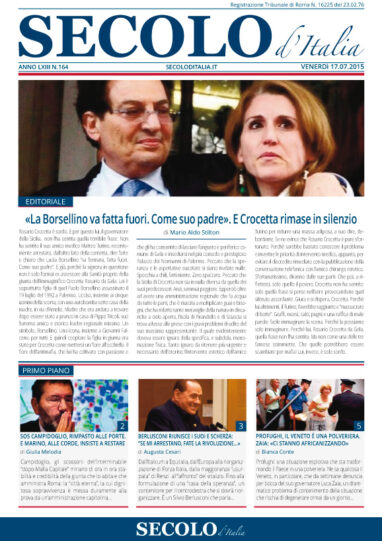 Venerdì 17 luglio 2015