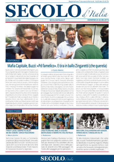 Domenica 2 agosto 2015