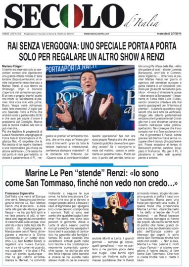 Mercoledì 2 luglio 2014