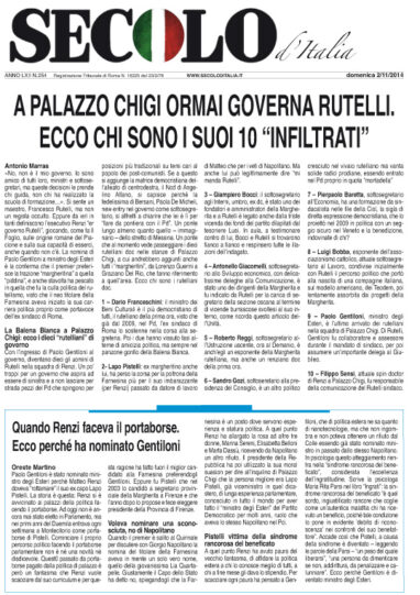 Domenica 2 novembre 2014