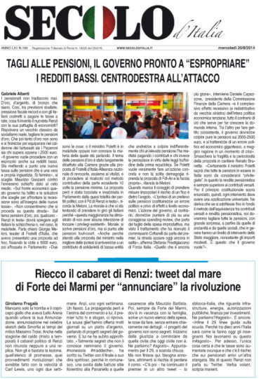 Mercoledì 20 agosto 2014