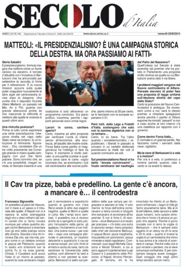 Venerdì 20 giugno 2014