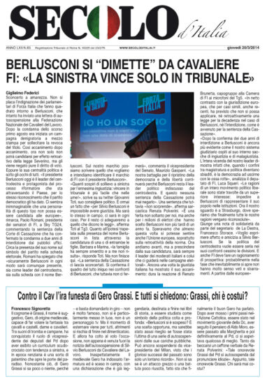 Giovedì 20 marzo 2014