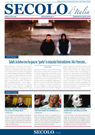 Domenica 20 marzo 2016