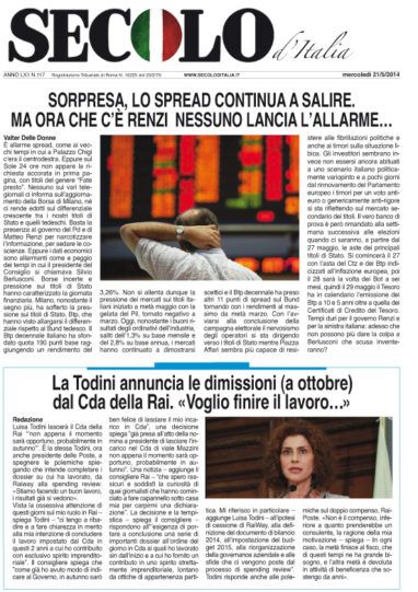 Mercoledì 21 maggio 2014