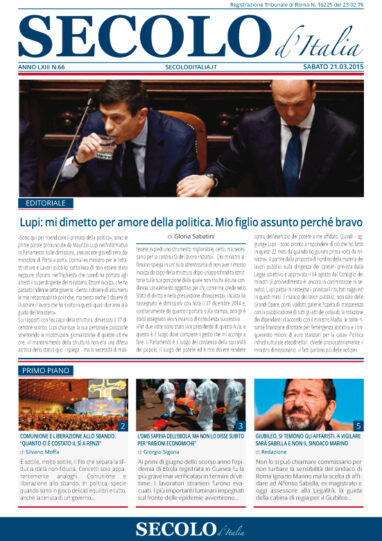 Sabato 21 marzo 2015