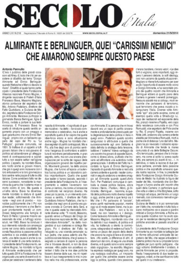 Domenica 21 settembre 2014