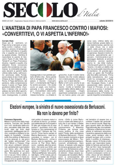 Sabato 22 marzo 2014