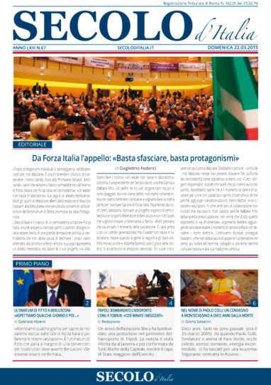 Domenica 22 marzo 2015