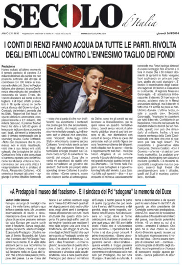 Giovedì 24 aprile 2014