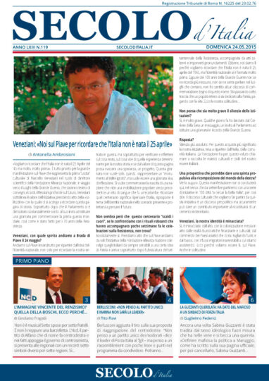 Domenica 24 maggio 2015