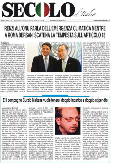 Mercoledì 24 settembre 2014
