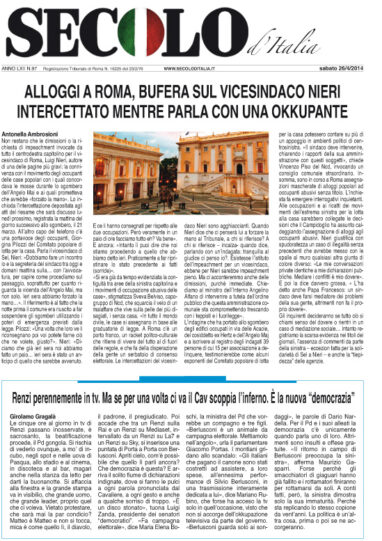 Sabato 26 aprile 2014