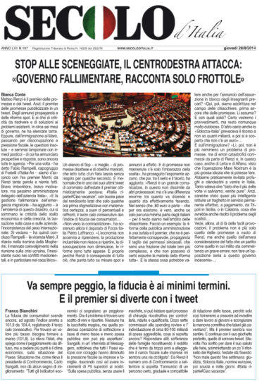 Giovedì 28 agosto 2014