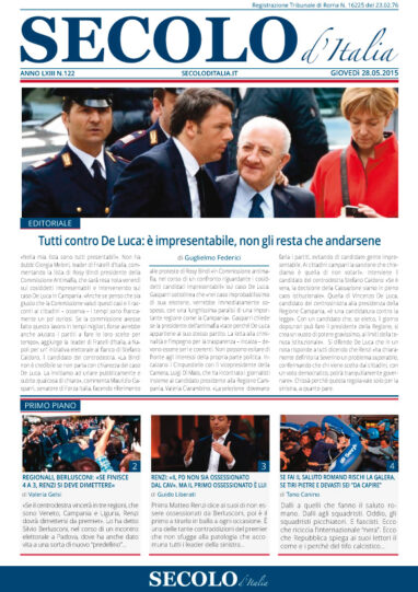 Giovedì 28 maggio 2015