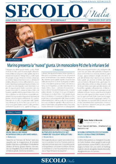 Mercoledì 29 luglio 2015