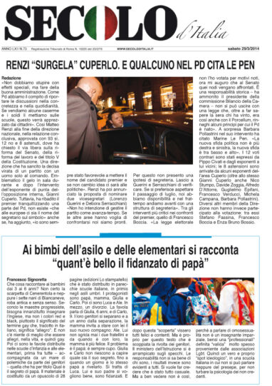 Sabato 29 marzo 2014