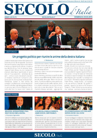 Domenica 29 marzo 2015