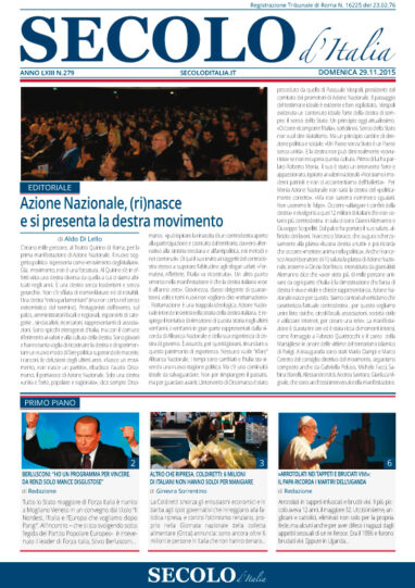 Domenica 29 novembre 2015