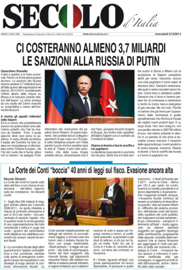 Mercoledì 3 dicembre 2014