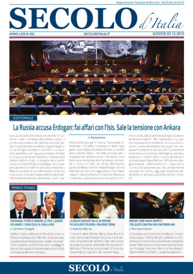 Giovedì 3 dicembre 2015