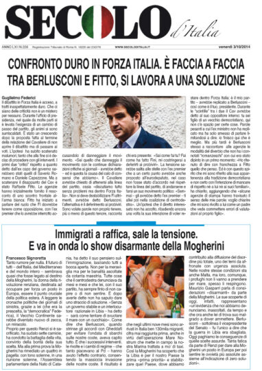 Venerdì 3 ottobre 2014