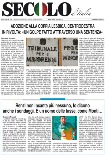 Sabato 30 agosto 2014