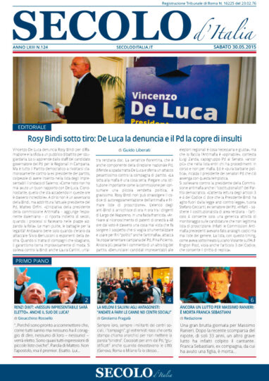 Sabato 30 maggio 2015