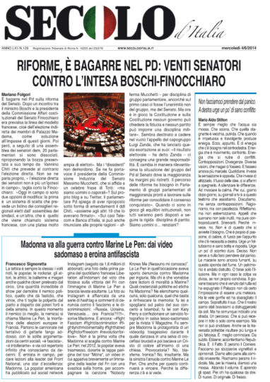 Mercoledì 4 giugno 2014