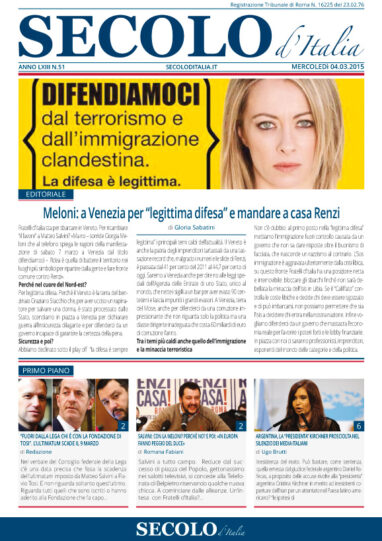Mercoledì 4 marzo 2015