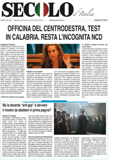 Martedì 4 novembre 2014