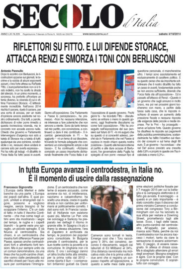 Sabato 4 ottobre 2014