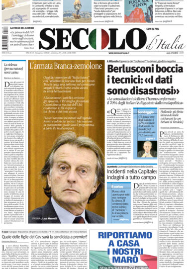 Sabato 17 novembre 2012