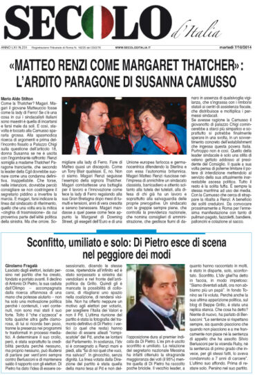Martedì 7 ottobre 2014