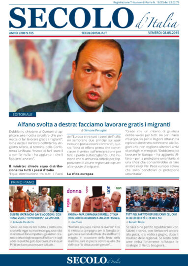 Venerdì 8 maggio 2015