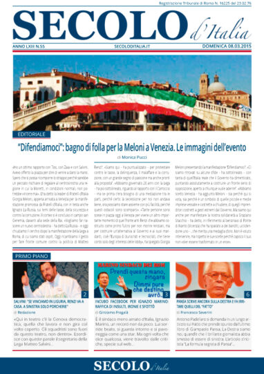 Domenica 8 marzo 2015