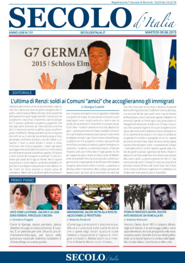 Martedì 9 giugno 2015