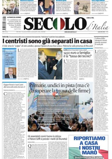 Martedì 20 novembre 2012