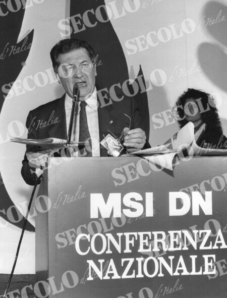 EVENTI DI PARTITO QUARANTENNALE MSI – CONFERENZA NAZIONALE 41