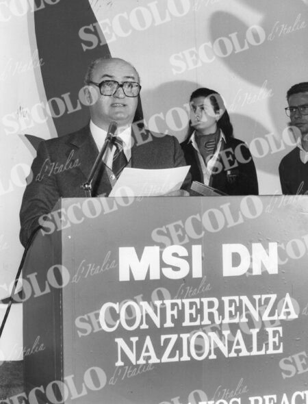 EVENTI DI PARTITO QUARANTENNALE MSI – CONFERENZA NAZIONALE 37
