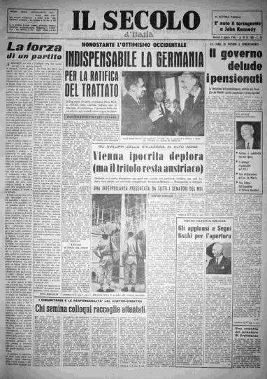 giovedì 8 agosto 1963